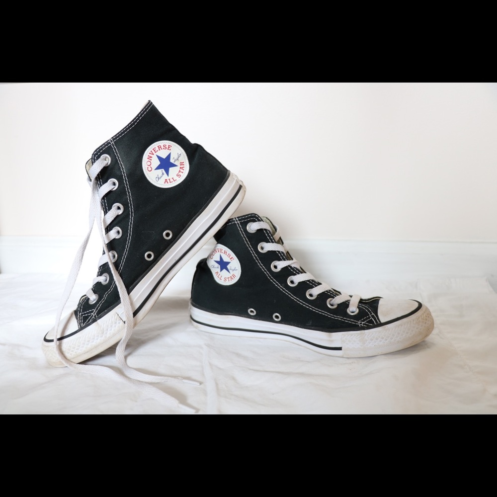 Black Converse High-Tops